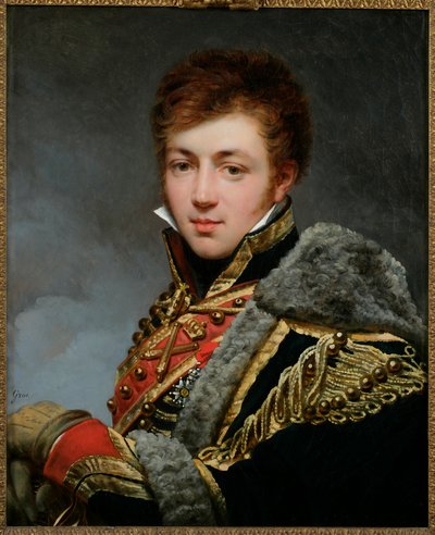 Porträt des Grafen Honoré de La Riboisière (1788-1868) von Antoine-Jean Gros