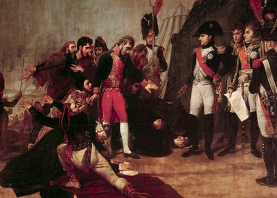Die Kapitulation von Madrid. Napoleon I. empfängt die Kapitulation von Madrid am 4. Dezember 1808 von Antoine Jean Gros