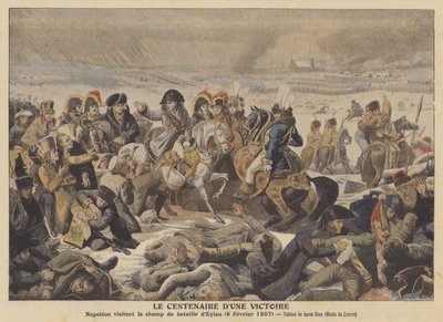 Napoleon auf dem Schlachtfeld von Eylau (8. Februar 1807) von Antoine Jean after Gros