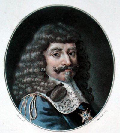 Heinrich von Lothringen, 1. Graf von Harcourt (1601-66), graviert von Ride, 1787 von Antoine Louis Francois after Sergent Marceau