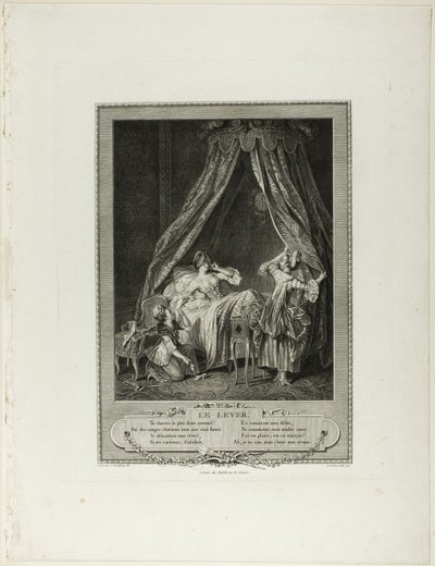 Aufstieg, aus Monument du Costume Physique et Moral de la fin du Dix-huitième siècle von Antoine Louis Romanet
