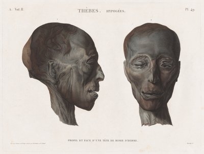 Beschreibung Ägyptens: Theben. Hypogäen Bd. II, Taf. 49 von Antoine Maxime Monsaldy