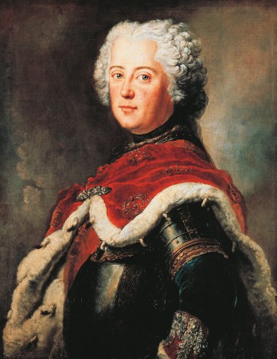 Porträt von Friedrich II. von Brandenburg, genannt der Große von Antoine Pesne