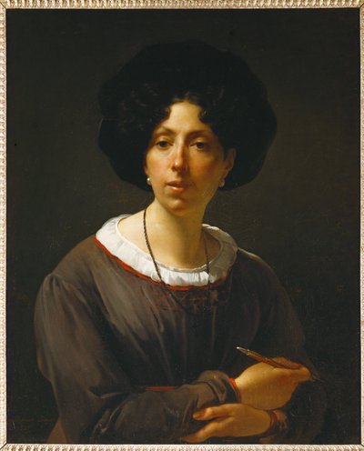 Selbstporträt von Antoinette Cecile Hortense Lescot Haudebourt