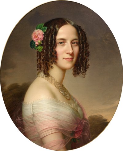 Weibliches Brustbild von Anton Einsle