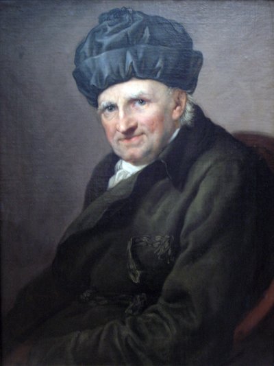 Propst Johann Joachim Spalding im Hausmantel von Anton Graff