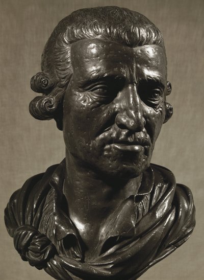 Joseph Haydn. Büste aus Gussblei von Anton Grassi
