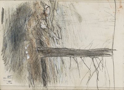 Baum mit kahlen Ästen von Anton Mauve