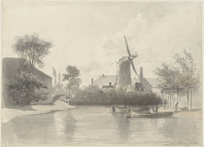 Ansicht von Haarlem von Anton Mauve