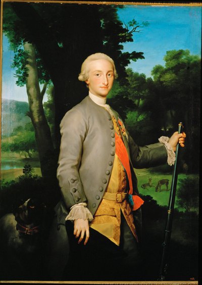 Carlos IV., König von Spanien, noch als Prinz von Asturien von Anton Raphael Mengs