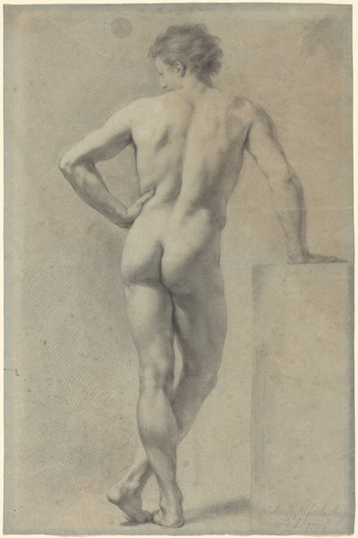 Studie eines männlichen Aktes von Anton Raphael Mengs