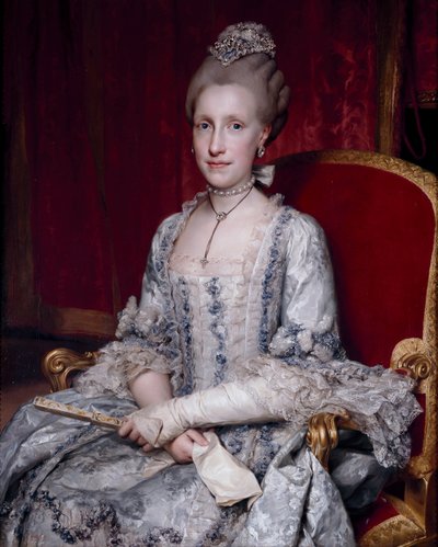 Porträt von Infantin Maria Luisa von Spanien (1745-1792), Heilige Römische Kaiserin von Anton Raphael Mengs