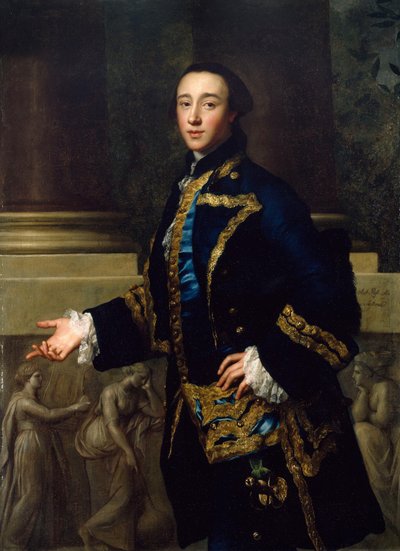 Porträt von Thomas Conolly (1738-1803) von Anton Raphael Mengs