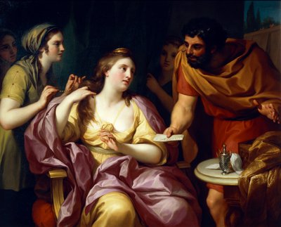 Semiramis empfängt die Nachricht vom Aufstand der Babylonier von Anton Raphael Mengs
