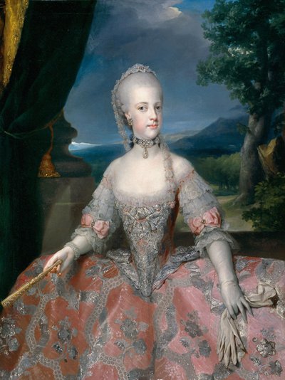 Maria Carolina von Habsburg-Lothringen, Königin von Neapel von Anton Raphael Mengs