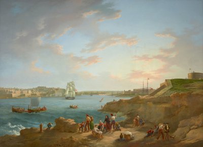 Malta Hafen (restauriert) von Anton Schranz