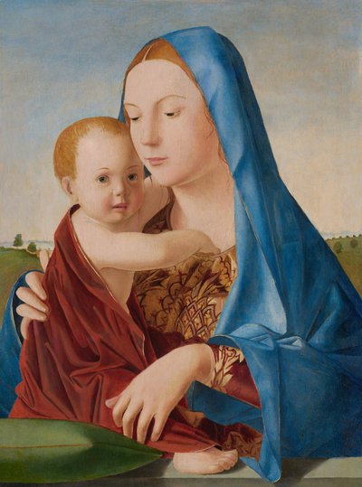 Madonna mit Kind von Antonello da Messina