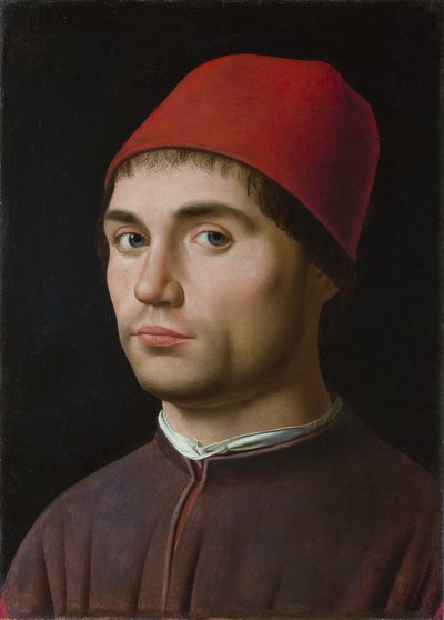 Porträt eines Mannes von Antonello da Messina