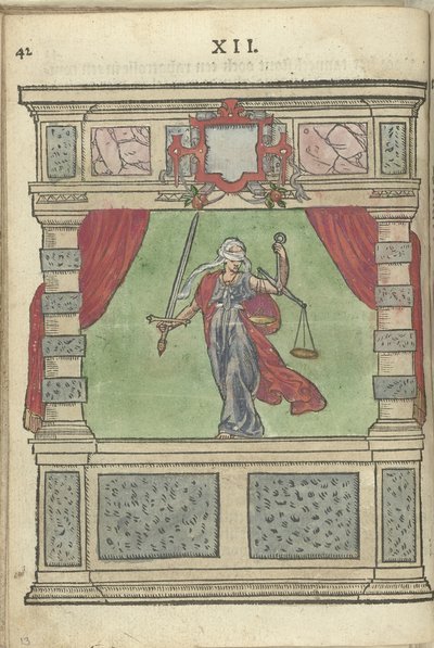 Personifikation der Gerechtigkeit von Antoni van Leest