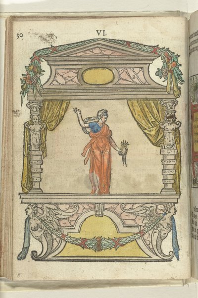 Szene mit Personifikation des Fleißes (Diligentia), 1578 von Antoni van Leest