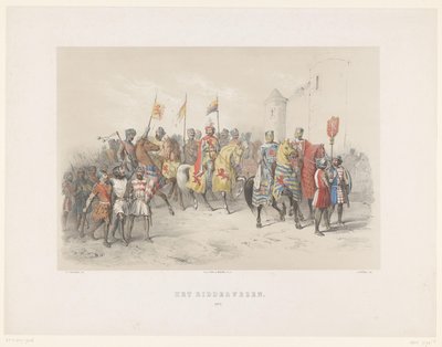 Utrechter Maskerade von 1851: Ritterwesen, 1217 von Antonie Johannes Groeneveldt