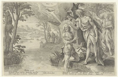 Taufe Christi von Antonie Wierix (II)