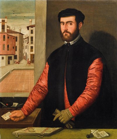 Selbstporträt, 1552 von Antonio Badile