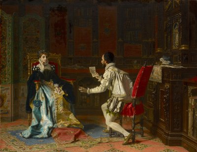 Tasso liest seine "Gerusalemme liberata" der Prinzessin Eleonora d