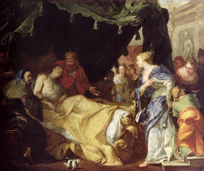Antiochus und Stratonike (Der sterbende Prinz) von Antonio Bellucci