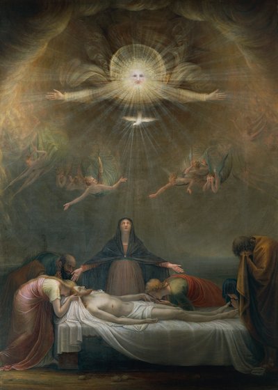 Beweinung Christi, Detail von Antonio Canova