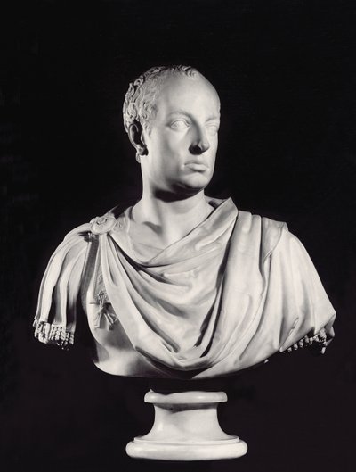 Porträt des Heiligen Römischen Kaisers Franz I. (1708-65) (Marmor) von Antonio Canova