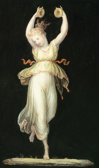 Frau spielt Kastagnetten von Antonio Canova