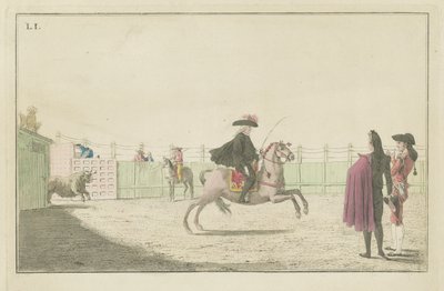 Tafel I, aus der Serie Sammlung der Hauptaktionen eines Stierkampfes von Antonio Carnicero