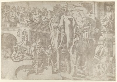Königlicher Elefant, 1542-45 von Antonio Fantuzzi