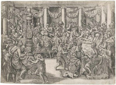 Das Bankett des Scipio von Antonio Fantuzzi