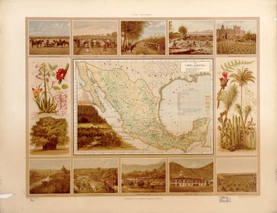 Atlas pintoresco e histórico de los Estados Unidos Mexicanos von Antonio García Cubas