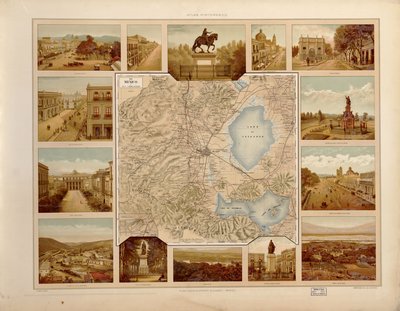 Atlas pintoresco e histórico de los Estados Unidos Mexicanos von Antonio García Cubas