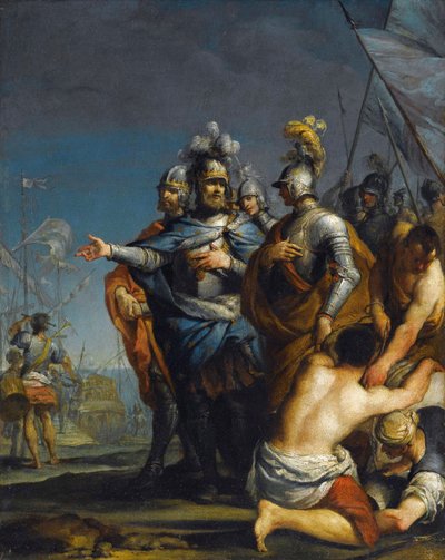 Saint Louis bricht zum Kreuzzug auf von Antonio Gionima