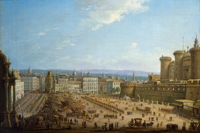 Fest der vier Altäre in Neapel, ca. 1757 von Antonio Joli
