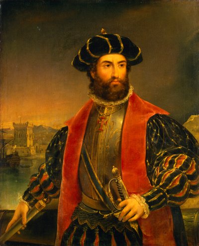 Vasco da Gama (ca. 1460-1524) von Antonio Manuel da Fonseca