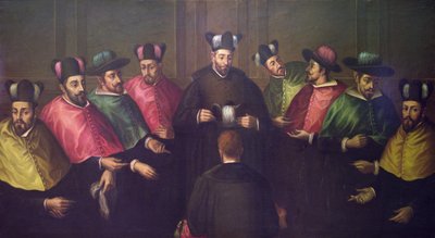 Platzierung der Doktorbirette von Antonio Martinez Anaya