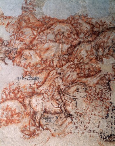 Sinopia (Untermalung) (Detail) von Antonio Pisanello
