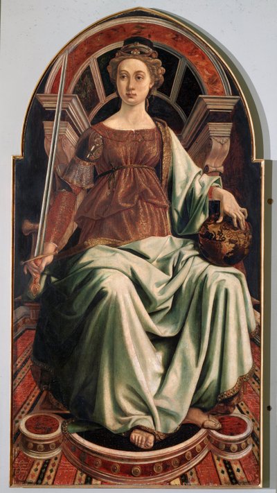 Allegorie der Gerechtigkeit von Antonio Pollaiuolo