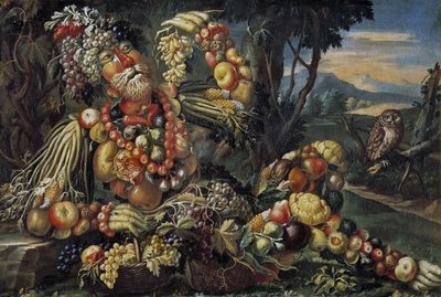 Die vier Jahreszeiten: Herbst, zwischen 1685 und 1695 von Antonio Rasio