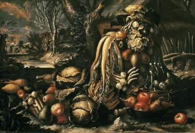 Die vier Jahreszeiten: Winter, zwischen 1685 und 1695 von Antonio Rasio