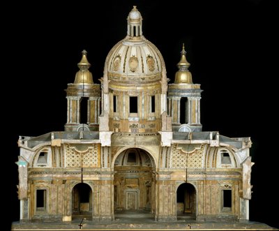 Modell der Kathedrale von St. Isaak von Dalmatien in Sankt Petersburg, 1767-69 von Antonio Rinaldi