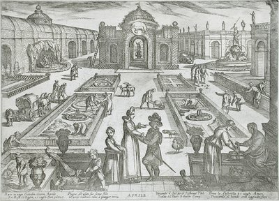 April: Ein Garten von Antonio Tempesta