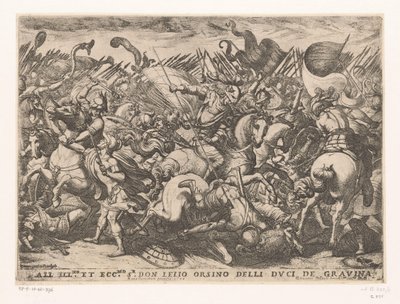 Kavallerie und Infanterie im Kampf von Antonio Tempesta