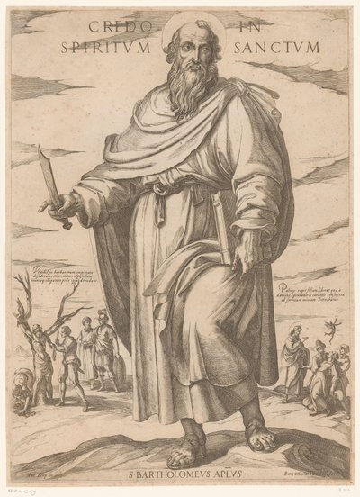 Der heilige Bartholomäus von Antonio Tempesta