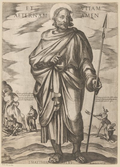 Der heilige Matthias von Antonio Tempesta